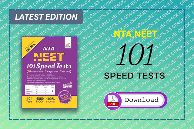 Download Disha NTA NEET 101 Speed Tests 2020 Pdf