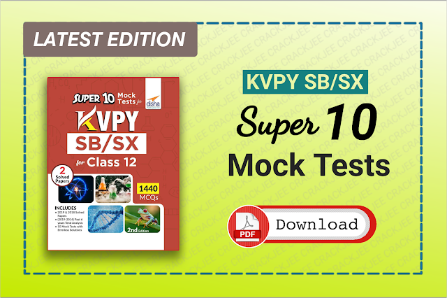 Disha KVPY Stream SB/SX Super Mock Tests eBook Pdf Free Download